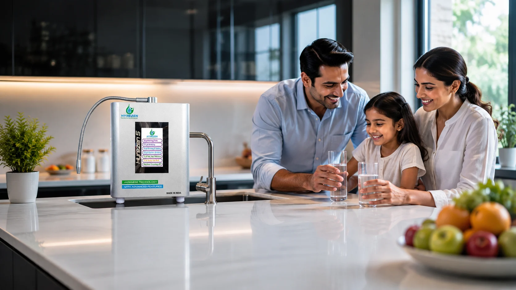 HYREZEN Water Ionizer Device